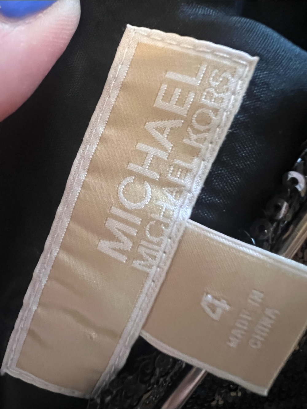 MICHAEL Michael Kors Sequin Mini Skirt Black Glam Party Festival 4 - Picture 4 of 10